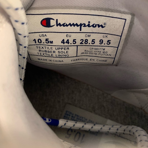 Champion white running shoes (US size 10) - Picture 8 of 9